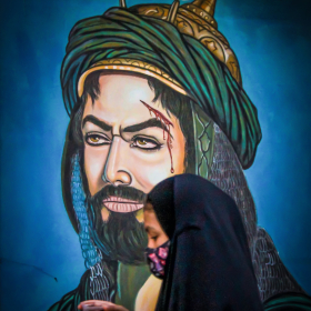 دهمین سوگواره عاشورایی عکس هیأت-بانو صادق منش-مجالس احیای امراهل‌البیت علیهم‌السلام تک عکس-دوربین دیجیتال