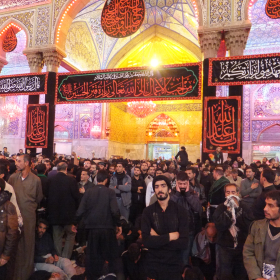 سوگواره چهارم-عکس 49-مهدی برآبادی-پیاده روی اربعین از نجف تا کربلا