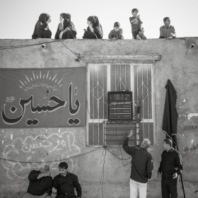 سوگواره چهارم-عکس 2-سیدصادق حسینی-جلسه هیأت فضای بیرونی