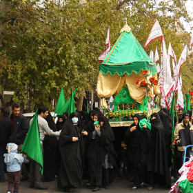 سوگواره چهارم-عکس 2-سمانه ابراهیمیان -آیین های عزاداری