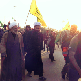 سوگواره چهارم-عکس 24-سید محمد حسین موسوی نژاد-پیاده روی اربعین از نجف تا کربلا