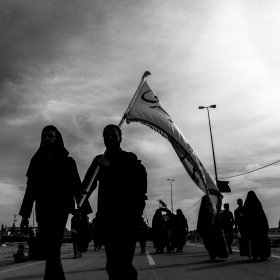 سوگواره پنجم-عکس 17-مهدی مهینی-پیاده روی اربعین از نجف تا کربلا