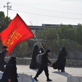 سوگواره پنجم-عکس 60-احسان ارباب پوری-پیاده روی اربعین از نجف تا کربلا