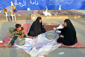 سوگواره سوم-عکس 23-مجید فریدونی-پیاده روی اربعین از نجف تا کربلا