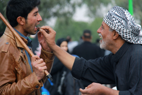 سوگواره سوم-عکس 25-حمید عابدی-پیاده روی اربعین از نجف تا کربلا