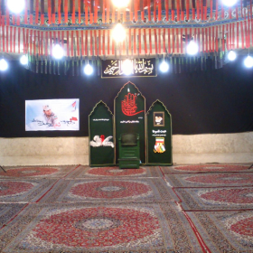 سوگواره چهارم-پوستر 1-مهدی محمدی زاده-دکور هیأت