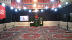 سوگواره چهارم-پوستر 1-مهدی محمدی زاده-دکور هیأت