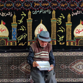 دهمین سوگواره عاشورایی عکس هیأت-محمدرضا بهمرام-مجالس احیای امراهل‌البیت علیهم‌السلام تک عکس-موبایلی