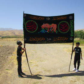 مراسم عزاداری روستای تکه در شرایط کرونایی