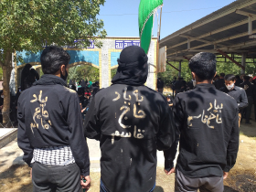 محرم کرونایی روستای تکه به یاد شهید حاج قاسم#
