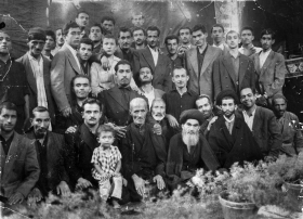 سوگواره سوم-عکس 7-سید محمد جواد  ذریه زهرا-جلسه هیأت قدمی و کهن