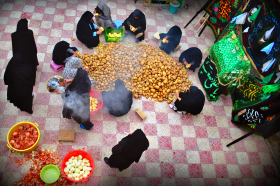  دومین سوگواره عاشورایی عکس هیأت-فرشته ادب جو-بخش اصلی -جلسه هیأت-فضای بیرونی جلسه هیأت