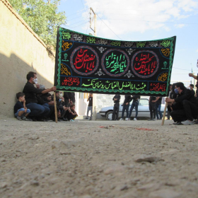 مراسم عزاداری روستای تکه در شرایط کرونایی