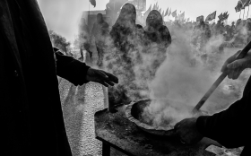 سوگواره پنجم-عکس 134-امیر قیومی-پیاده روی اربعین از نجف تا کربلا