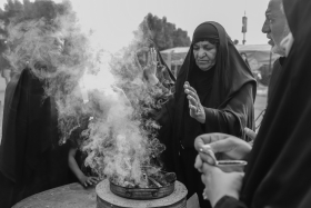 هشتمین سوگواره عاشورایی عکس هیأت-ابراهیم فلاح-جنبی-پیاده روی اربعین حسینی