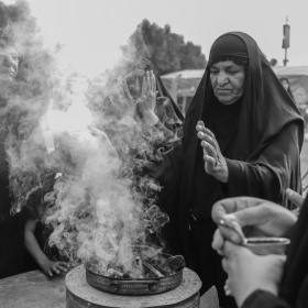 هشتمین سوگواره عاشورایی عکس هیأت-ابراهیم فلاح-جنبی-پیاده روی اربعین حسینی