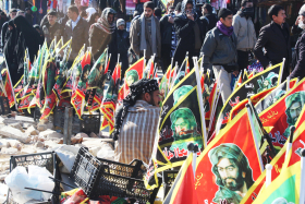سوگواره دوم-عکس 9-مهسا ربیعی گندمان-پیاده روی اربعین از نجف تا کربلا
