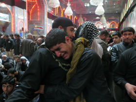سوگواره چهارم-عکس 39-سیدمحسن سجادی-پیاده روی اربعین از نجف تا کربلا