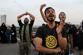 سوگواره پنجم-عکس 12-مسعود ماکاوند-پیاده روی اربعین از نجف تا کربلا