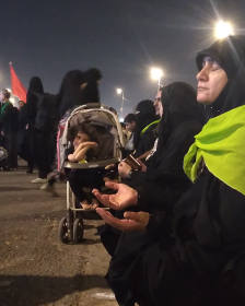 یازدهمین سوگواره عاشورایی عکس هیأت-منیره سادات  میرآفتابی -بخش ویژه-پیاده‌روی اربعین حسینی(تک عکس)