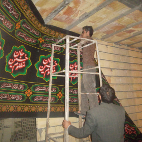 سوگواره چهارم-عکس 48- احمد عسگری زاده-جلسه هیأت فضای بیرونی