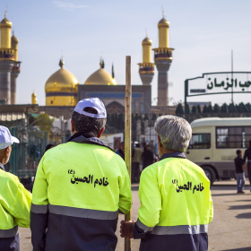 سوگواره پنجم-عکس 6-محمود صادقی-پیاده روی اربعین از نجف تا کربلا