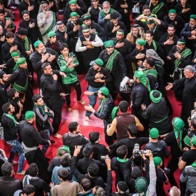 سوگواره پنجم-عکس 22-سید محمود حسینی-پیاده روی اربعین از نجف تا کربلا