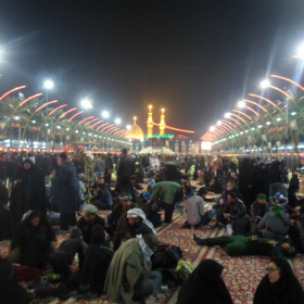 سوگواره چهارم-عکس 38-ابوالفضل علي بلندي-پیاده روی اربعین از نجف تا کربلا