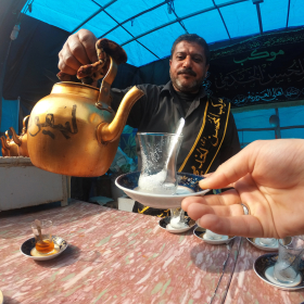 سوگواره چهارم-عکس 14-حسین رضائی فرد-پیاده روی اربعین از نجف تا کربلا