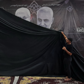 دهمین سوگواره عاشورایی عکس هیأت-محمد  آهنگر-مجالس احیای امراهل‌البیت علیهم‌السلام تک عکس-موبایلی