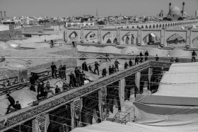 سوگواره پنجم-عکس 59-مجید حجتی-جلسه هیأت فضای بیرونی