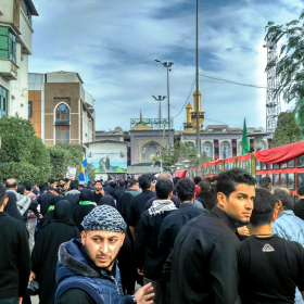 سوگواره چهارم-عکس 30-سعید دانشور-پیاده روی اربعین از نجف تا کربلا
