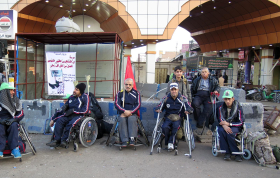 سوگواره چهارم-عکس 10-لیلی تفرشی-پیاده روی اربعین از نجف تا کربلا