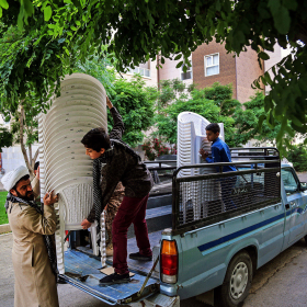 دهمین سوگواره عاشورایی عکس هیأت-حمید عابدی-مجالس احیای امراهل‌البیت علیهم‌السلام مجموعه عکس-دوربین دیجیتال-میاندار هیأت، میاندار خدمت (هیأت و خدمات اجتماعی)