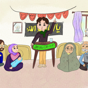 دومین فراخوان تصویرسازی هیأت-زینب زمانی-روضه های خانگی