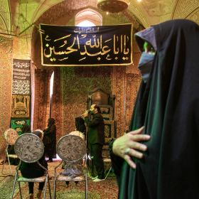 دهمین سوگواره عاشورایی عکس هیأت-مهلا جنابی-مجالس احیای امراهل‌البیت علیهم‌السلام تک عکس-دوربین دیجیتال