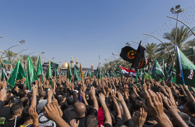 سوگواره پنجم-عکس 3-حسین حاجیلری-پیاده روی اربعین از نجف تا کربلا