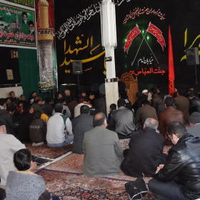 سوگواره چهارم-عکس 3-ابوالفضل علي بلندي-جلسه هیأت فضای داخلی