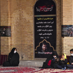 نهمین سوگواره عاشورایی عکس هیأت-شریفه علی آبادی-مجالس احیای امر اهل‌البیت علیهم‌السلام
