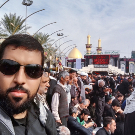 سوگواره چهارم-عکس 23-سید محمد حسین موسوی نژاد-پیاده روی اربعین از نجف تا کربلا