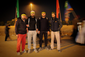 سوگواره سوم-عکس 88-حسین استوار -پیاده روی اربعین از نجف تا کربلا