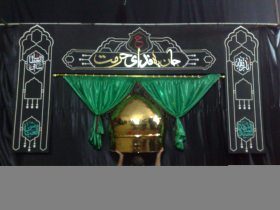 سوگواره سوم-پوستر 20-غلام رضا پیرهادی-دکور هیأت