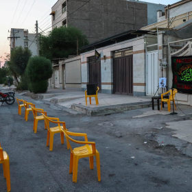 دهمین سوگواره عاشورایی عکس هیأت-بهناز جوشن-مجالس احیای امراهل‌البیت علیهم‌السلام تک عکس-دوربین دیجیتال