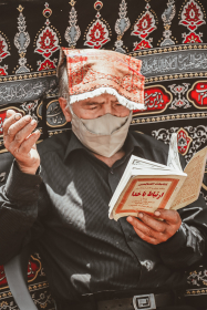دهمین سوگواره عاشورایی عکس هیأت-زهرا صفری-مجالس احیای امراهل‌البیت علیهم‌السلام مجموعه عکس-موبایلی-میاندار هیأت، میاندار خدمت (هیأت و خدمات اجتماعی)