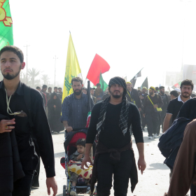 سوگواره چهارم-عکس 26-سیدمحسن سجادی-پیاده روی اربعین از نجف تا کربلا