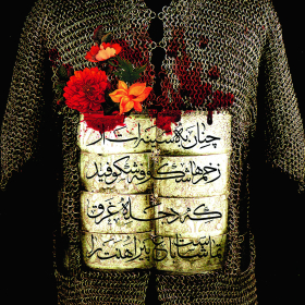 سوگواره چهارم-پوستر 2-ربابه  فاضل بستی-پوستر عاشورایی