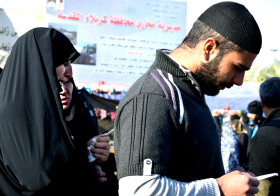 سوگواره پنجم-عکس 39-محمد حسین صادقی-پیاده روی اربعین از نجف تا کربلا