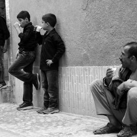 سوگواره دوم-عکس 6-مجتبی عابدینی بی بالانی-جلسه هیأت فضای بیرونی 