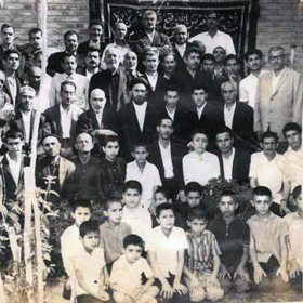 سوگواره چهارم-عکس 13-سید محمد جواد  ذریه زهرا- جلسه هیأت قدیمی کهن