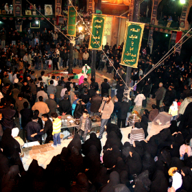 سوگواره پنجم-عکس 11-نسترن  دیزایی-جلسه هیأت فضای بیرونی